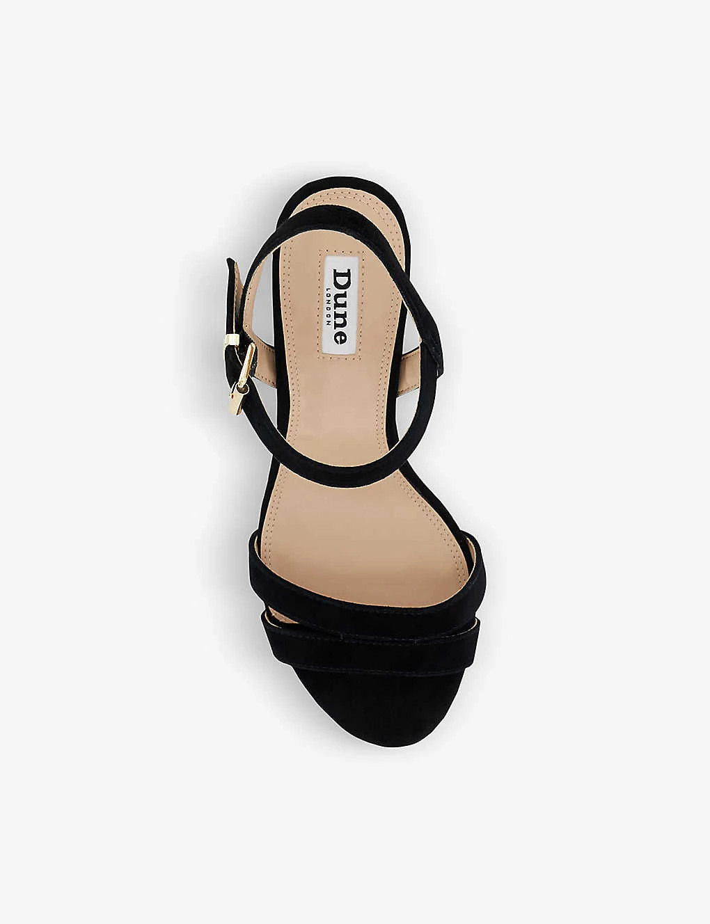 Dune Merisa Two-strap Suede Heeled Sandals 4 Dune Merisa Two-strap Suede Heeled Sandals - Image 2