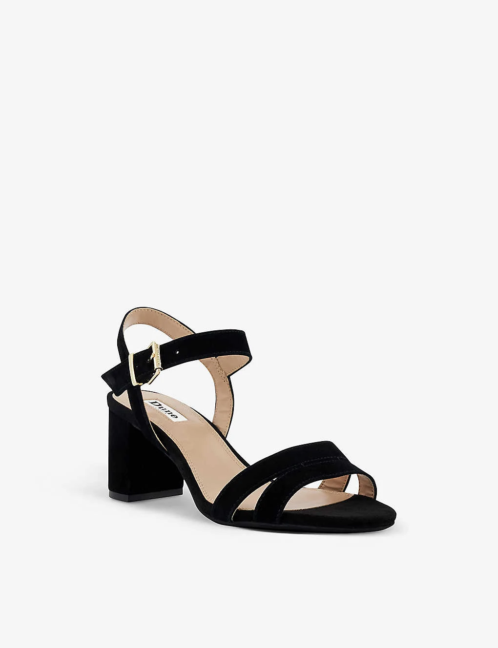 Dune Merisa Two-strap Suede Heeled Sandals 5 Dune Merisa Two-strap Suede Heeled Sandals - Image 3