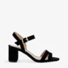 Dune Merisa Two-strap Suede Heeled Sandals 2 Dune Merisa Two-strap Suede Heeled Sandals -Dune Shop R04204286 BLACKSUEDE M