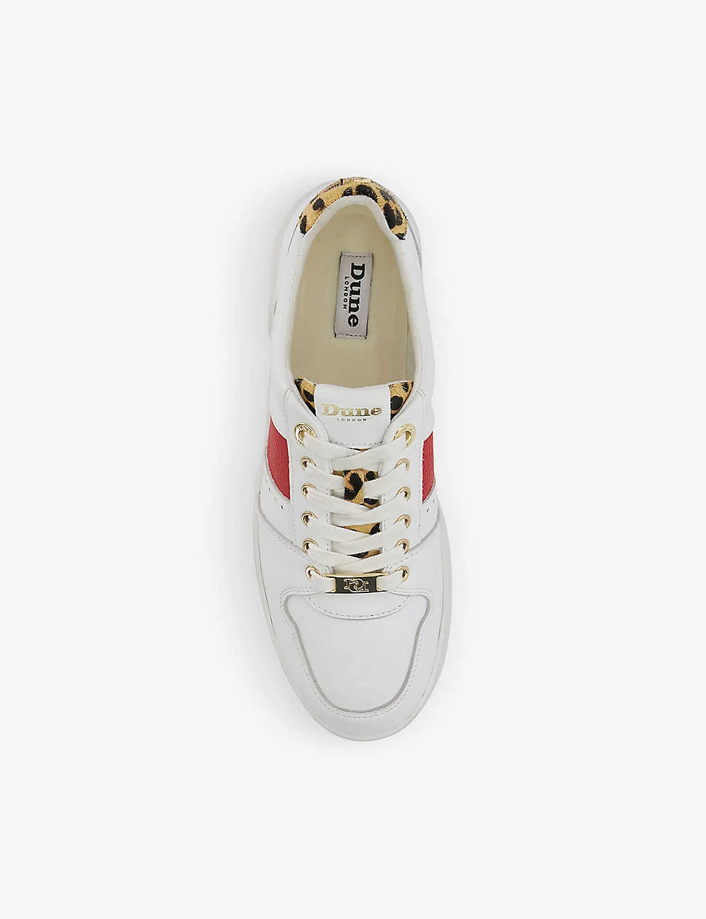 Dune Elysium Contrast-panel Leather Low-top Trainers 4 Dune Elysium Contrast-panel Leather Low-top Trainers - Image 2